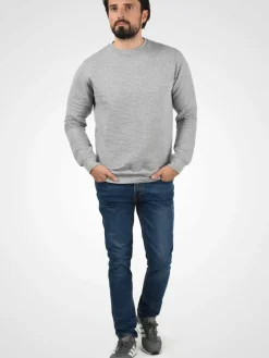Indicode Sweatshirts & Sweatjacken<Herren Sweatshirt - IDBronn grau uni