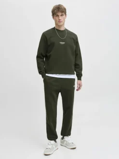 Jack & Jones Sweatshirts & Sweatjacken<Herren Sweatshirt - JJEsoho oliv uni