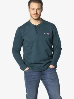 Jan Vanderstorm Sweatshirts & Sweatjacken<Herren Sweatshirt - JORNSEN petrol uni