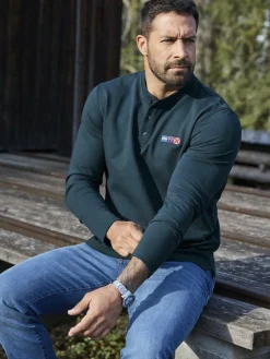 Jan Vanderstorm Sweatshirts & Sweatjacken<Herren Sweatshirt - JORNSEN petrol uni