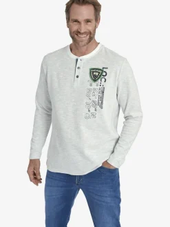 Jan Vanderstorm Sweatshirts & Sweatjacken<Herren Sweatshirt - REGINALD vanille bedruckt