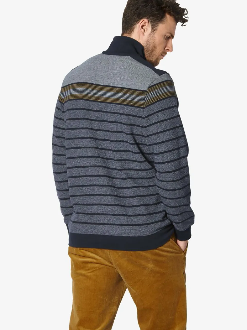 BABISTA Sweatshirts & Sweatjacken<Herren Sweatshirt - REMOSOTZI blau gestreift