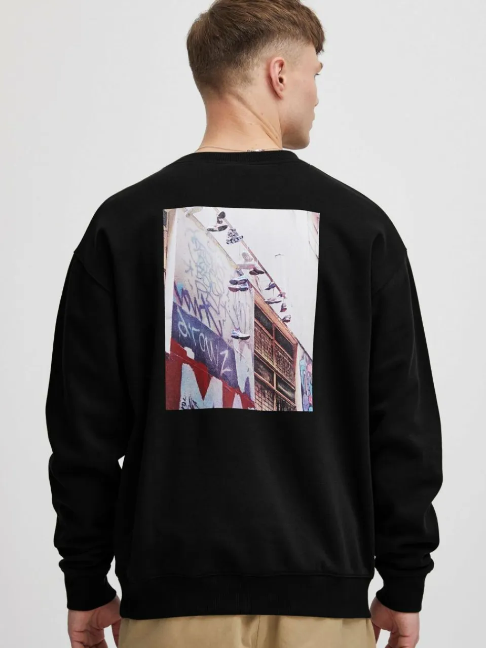 Solid Sweatshirts & Sweatjacken<Herren Sweatshirt - SDGalileo schwarz bedruckt