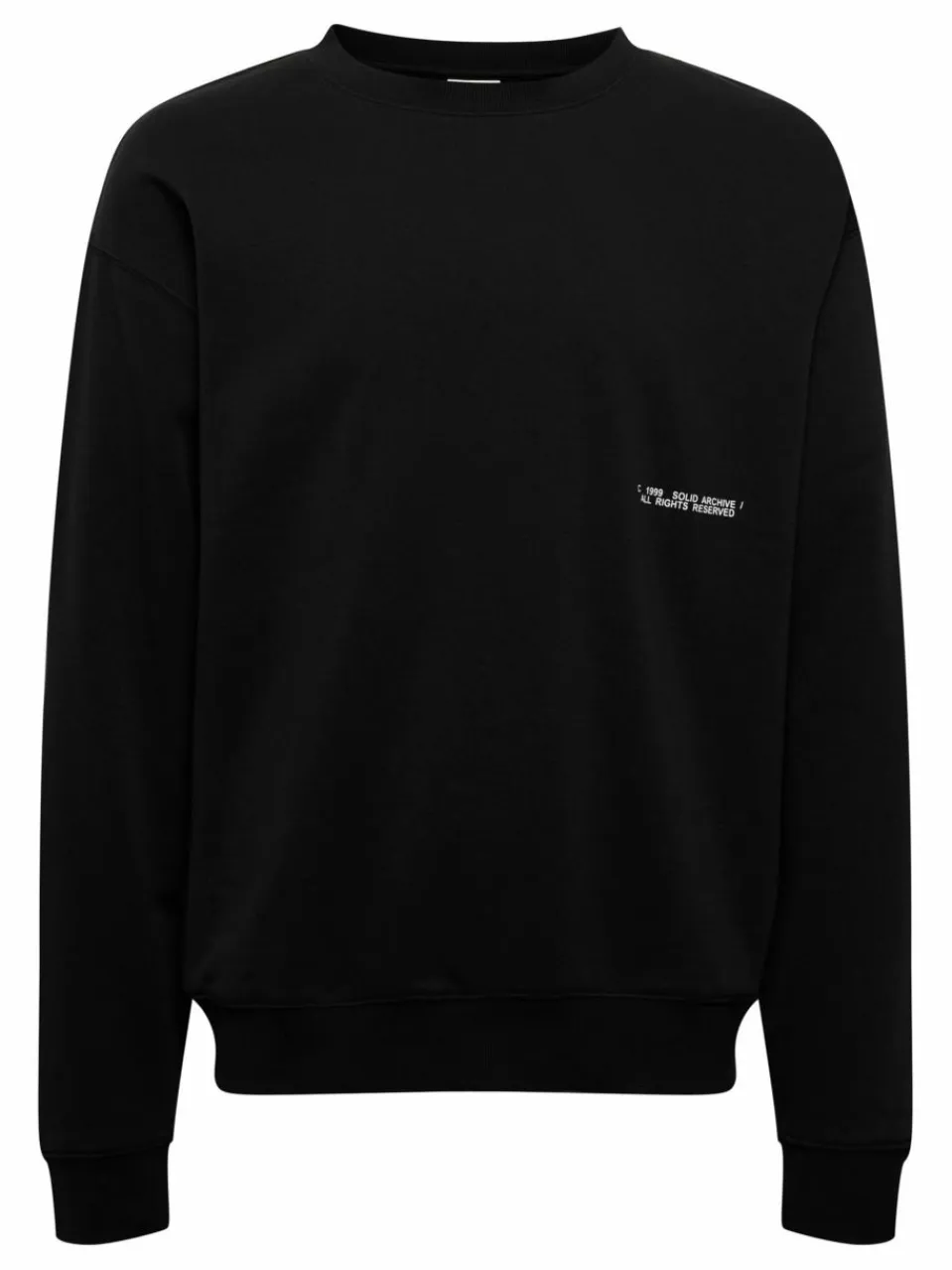 Solid Sweatshirts & Sweatjacken<Herren Sweatshirt - SDGalileo schwarz bedruckt