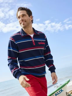 BABISTA Sweatshirts & Sweatjacken<Herren Sweatshirt - ULRAN blau gestreift