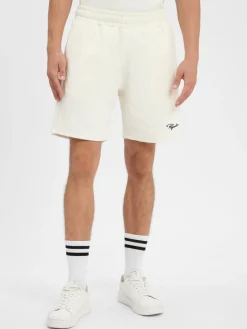 PEGADOR Hosen<Herren Sweatshorts - Jovren ecru strukturiert