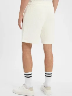 PEGADOR Hosen<Herren Sweatshorts - Jovren ecru strukturiert