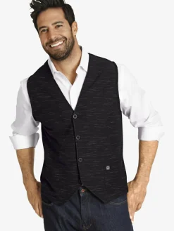 Jan Vanderstorm Anzüge<Herren Sweatweste - AHLMANN schwarz uni