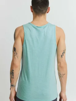BLEND Shirts<Herren Tanktop blau gemustert