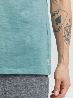 BLEND Shirts<Herren Tanktop blau gemustert