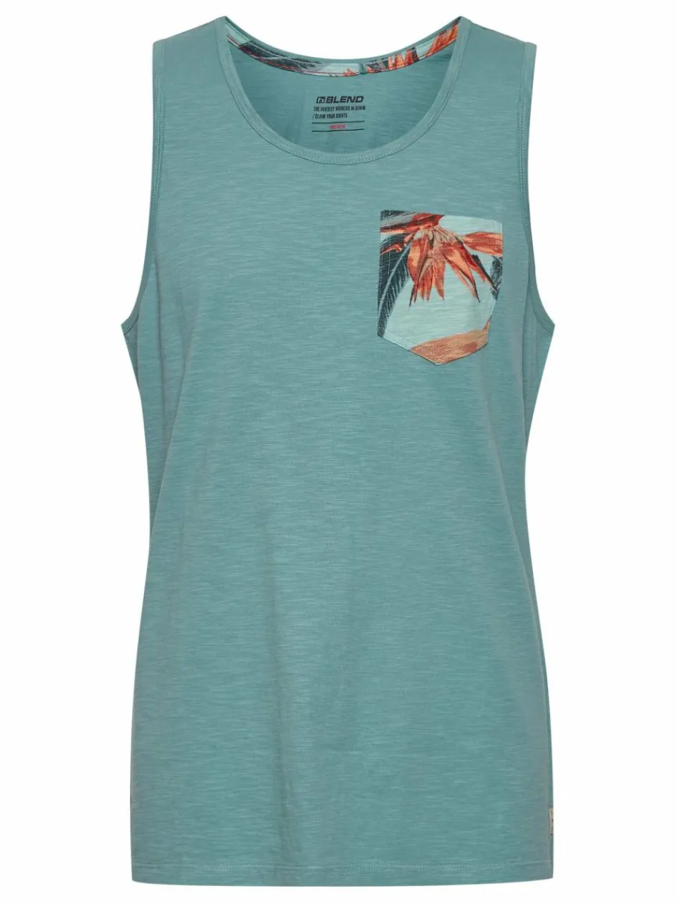 BLEND Shirts<Herren Tanktop blau gemustert