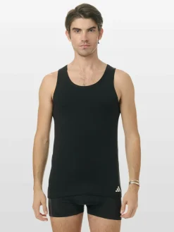 adidas Sportswear Shirts<Herren Tanktop - Active Flex Cotton schwarz uni