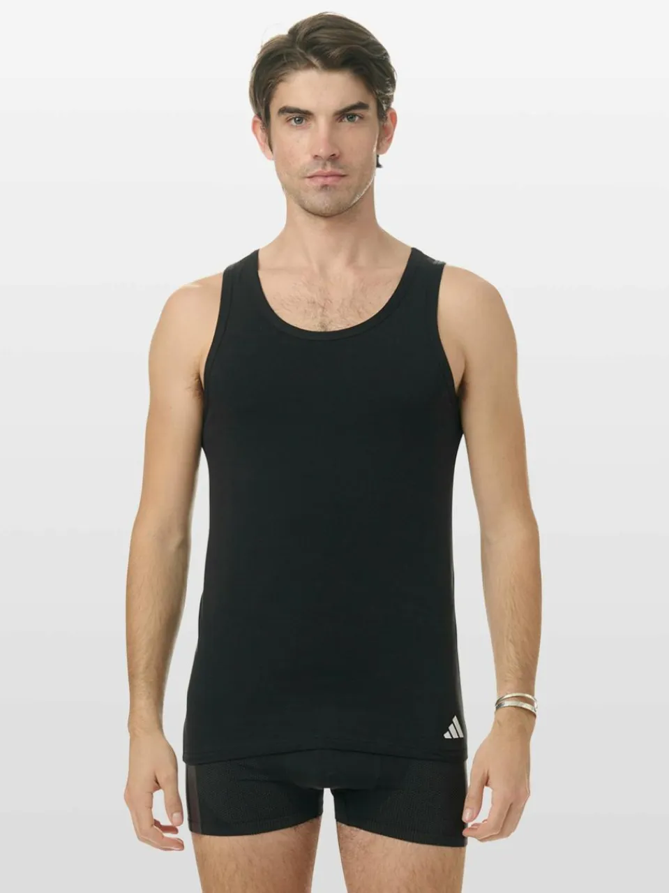 adidas Sportswear Shirts<Herren Tanktop - Active Flex Cotton schwarz uni
