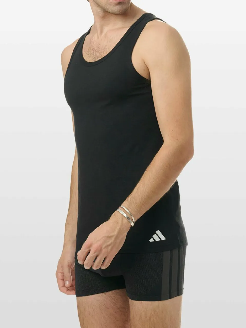 adidas Sportswear Shirts<Herren Tanktop - Active Flex Cotton schwarz uni
