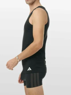 adidas Sportswear Shirts<Herren Tanktop - Active Flex Cotton schwarz uni