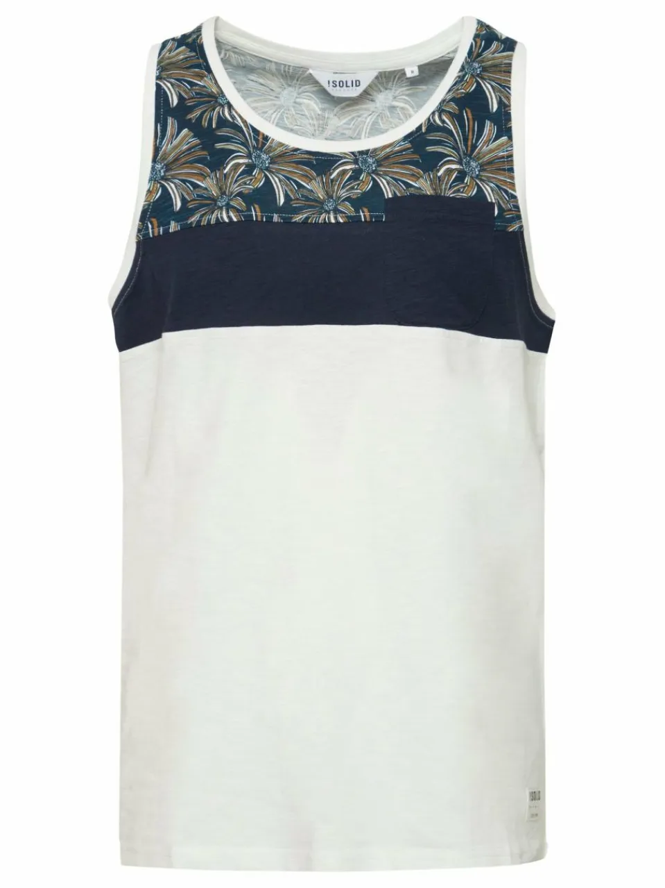 Solid Shirts<Herren Tanktop - SDFlo blau gemustert