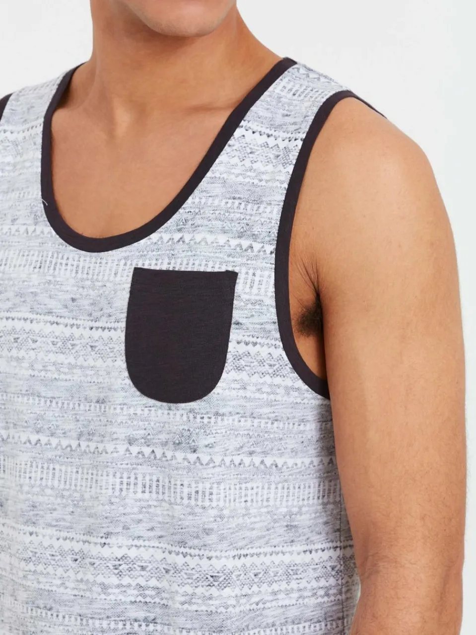 Solid Shirts<Herren Tanktop - SDImbre schwarz gemustert