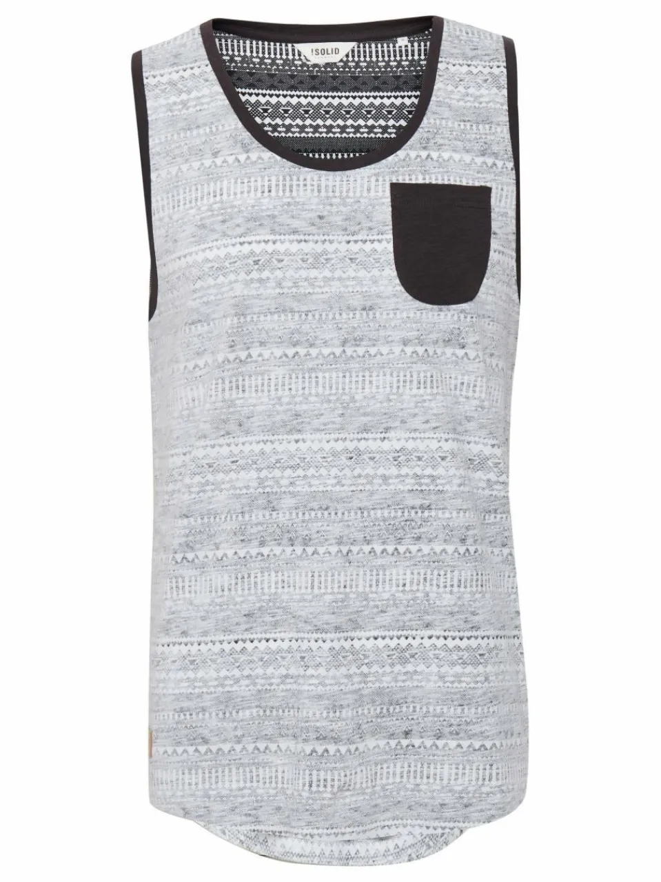 Solid Shirts<Herren Tanktop - SDImbre schwarz gemustert