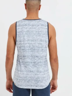 Solid Shirts<Herren Tanktop - SDImbre blau gemustert