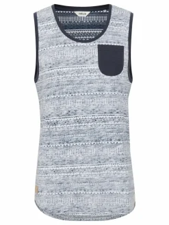 Solid Shirts<Herren Tanktop - SDImbre blau gemustert