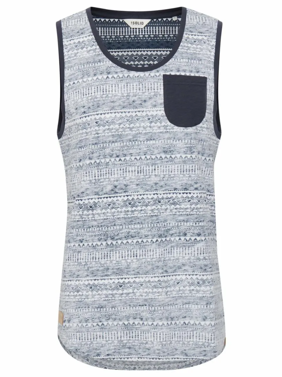 Solid Shirts<Herren Tanktop - SDImbre blau gemustert