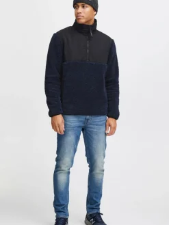 11 Project Sweatshirts & Sweatjacken<Herren Teddypullover - PRPiet blau uni