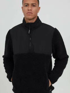 11 Project Sweatshirts & Sweatjacken<Herren Teddypullover - PRPiet schwarz uni