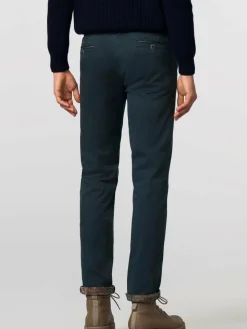 MEYER Hosen<Herren Thermo Chino - Chicago blau uni