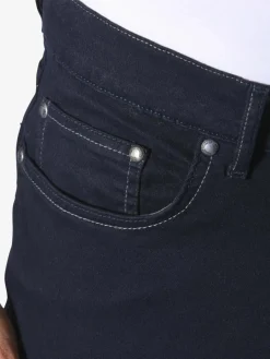 Jan Vanderstorm Hosen<Herren Tiefbundhose - TORDEGAN blau uni