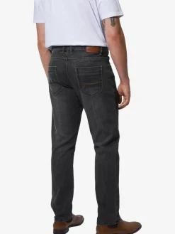 Charles Colby Jeans<Herren Tiefbundjeans - BARON SAWYER grau uni