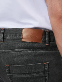 Charles Colby Jeans<Herren Tiefbundjeans - BARON SAWYER grau uni