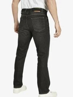 Jan Vanderstorm Jeans<Herren Tiefbundjeans - JOEL schwarz uni