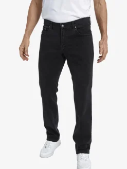 Jan Vanderstorm Jeans<Herren Tiefbundjeans - OKKO schwarz uni