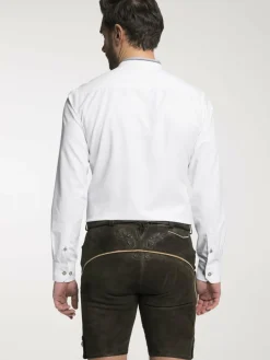 Spieth & Wenksy Hemden<Herren Trachtenhemd - Dustin weiß uni