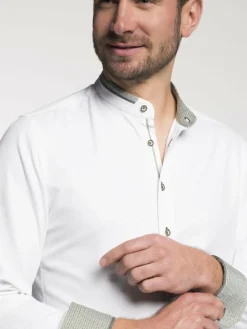 Spieth & Wenksy Hemden<Herren Trachtenhemd - Dustin grün uni