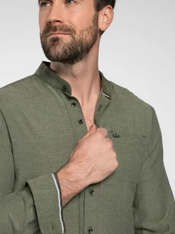 Spieth & Wenksy Hemden<Herren Trachtenhemd - Frisco oliv uni