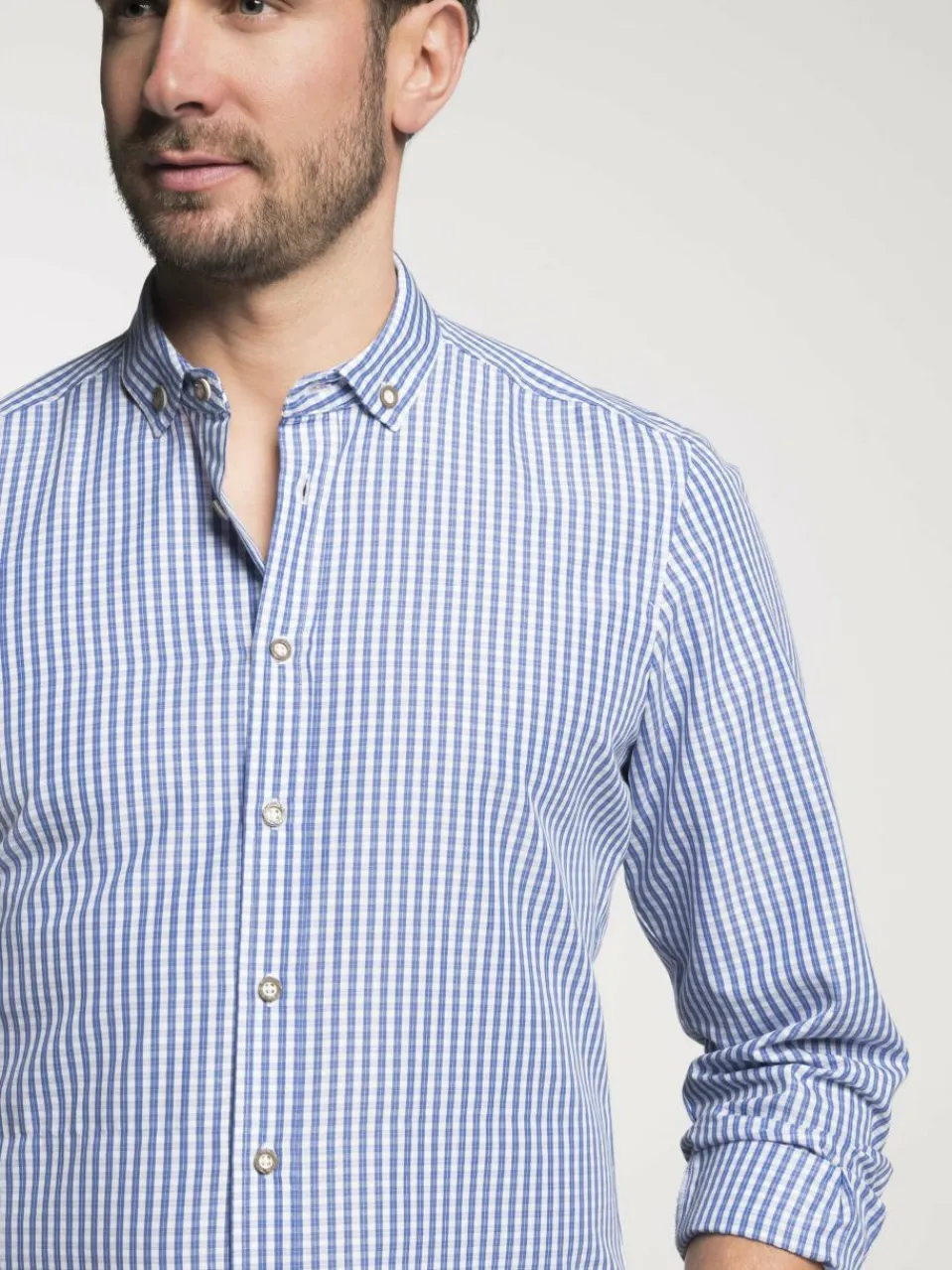 Herren Spieth & Wenksy Hemden>Herren Trachtenhemd - TG Detmold