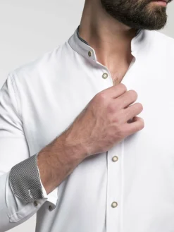 Spieth & Wenksy Hemden<Herren Trachtenhemden - Bauzing schwarz uni