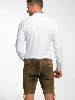 Spieth & Wenksy Hemden<Herren Trachtenhemden Eisenach weiß uni