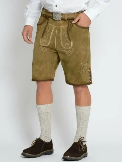 JCC Hosen<Herren Trachtenhose gelb uni