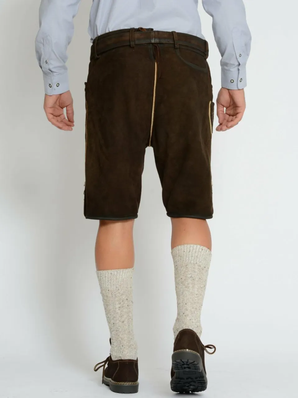 JCC Hosen<Herren Trachtenhose braun uni