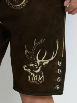 JCC Hosen<Herren Trachtenhose braun uni