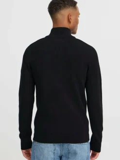 BLEND Pullover & Strickjacken<Herren Trainingsjacke - BHMFINDUS schwarz uni