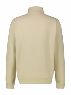 LERROS Sweatshirts & Sweatjacken<Herren Troyer weiß uni