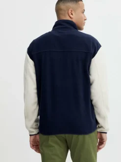 BLEND Sweatshirts & Sweatjacken<Herren Troyer blau gemustert