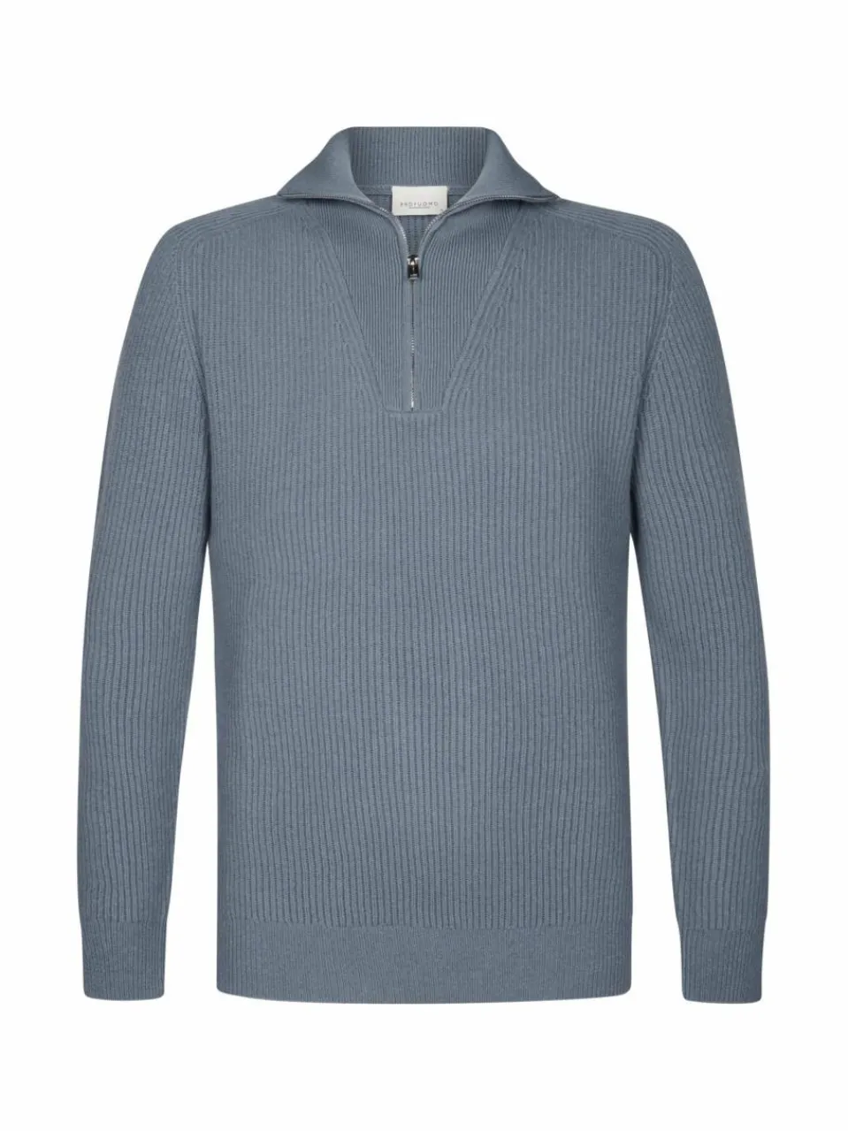 Profuomo Pullover & Strickjacken<Herren Troyer blau uni