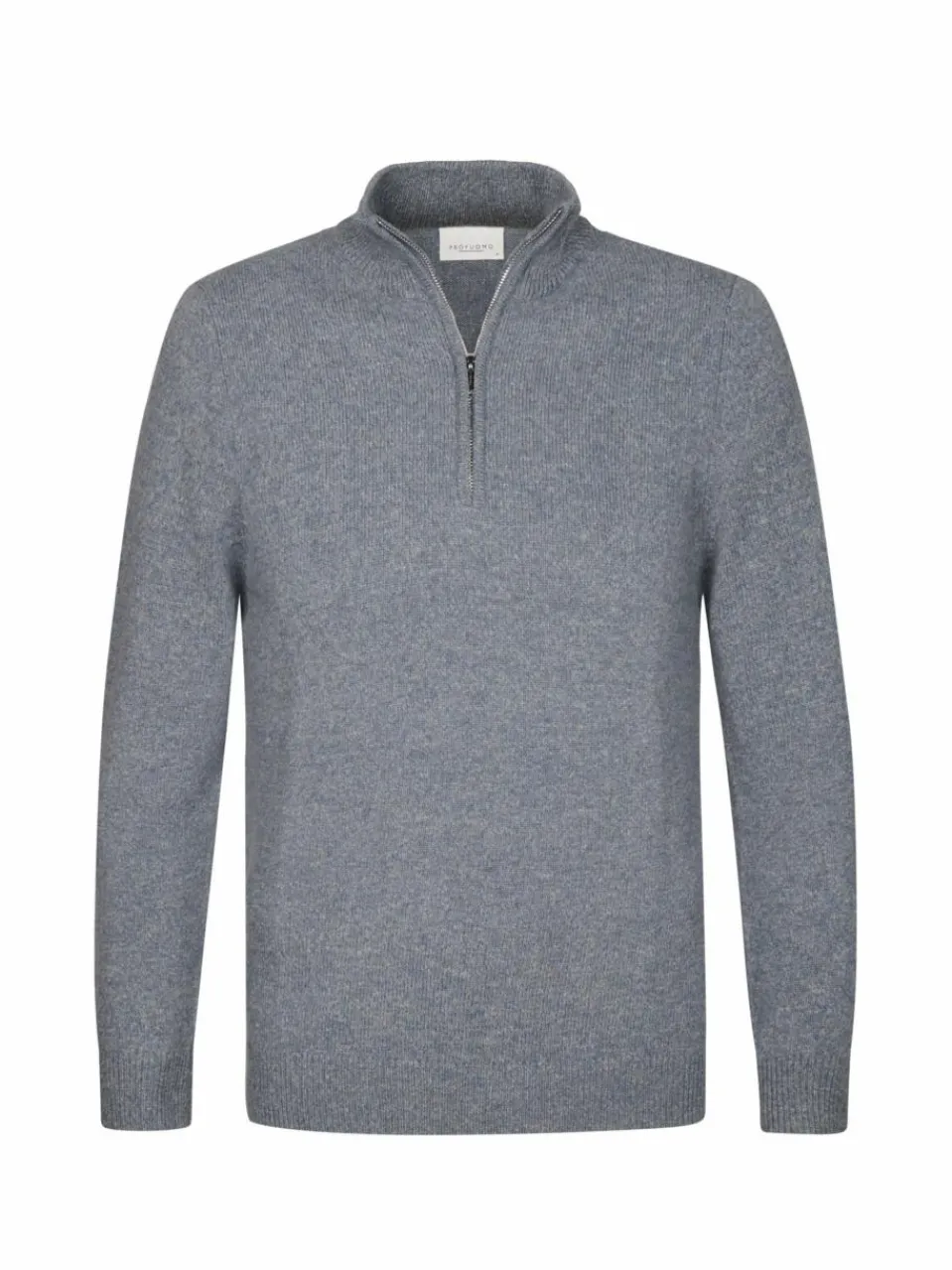 Profuomo Pullover & Strickjacken<Herren Troyer blau uni