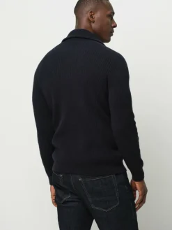 Profuomo Pullover & Strickjacken<Herren Troyer marine uni