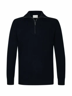Profuomo Pullover & Strickjacken<Herren Troyer marine uni