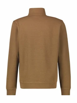 LERROS Sweatshirts & Sweatjacken<Herren Troyer kastanie uni